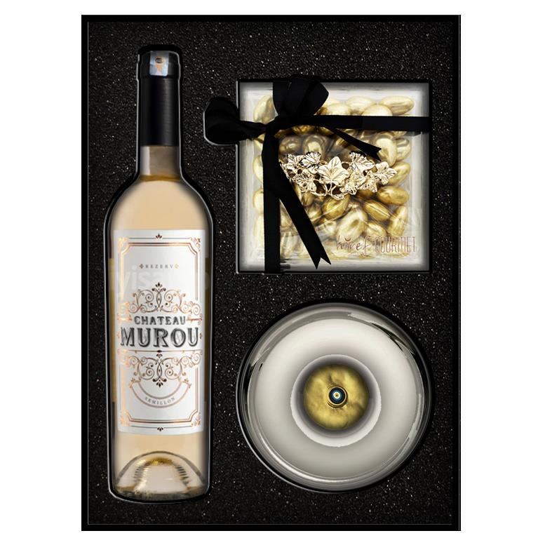 En YenilerHirefNazar Lokumluk Draje ve Sarap Set