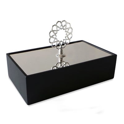 Selçuklu Ahşap Kutu Siyah SIL695-L