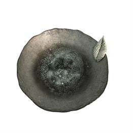Moon Kase Siyah Gümüş Yapraklı 827-L