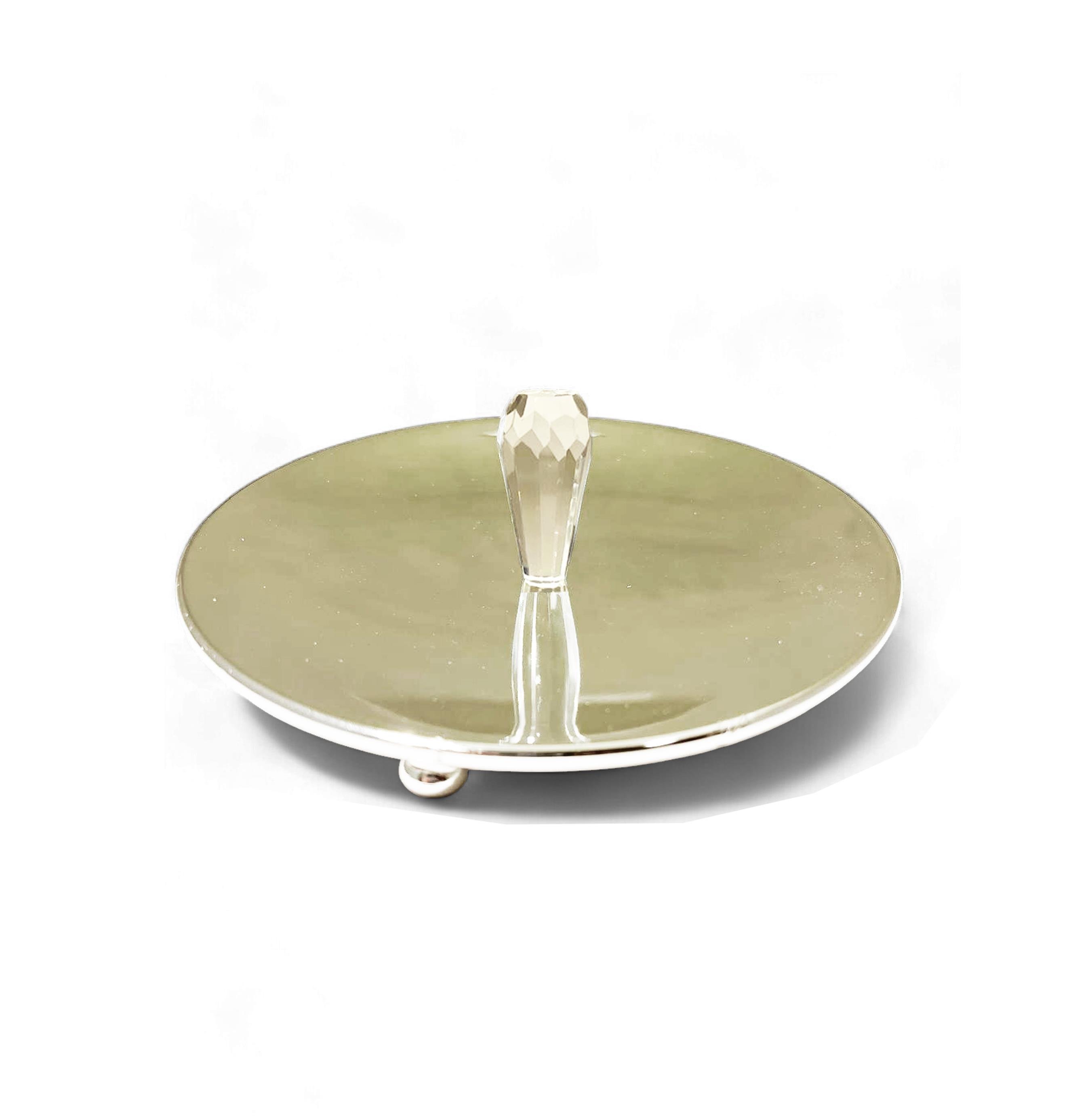 En YenilerHIREFKristal Gümüş Kalkan Sunumluk L