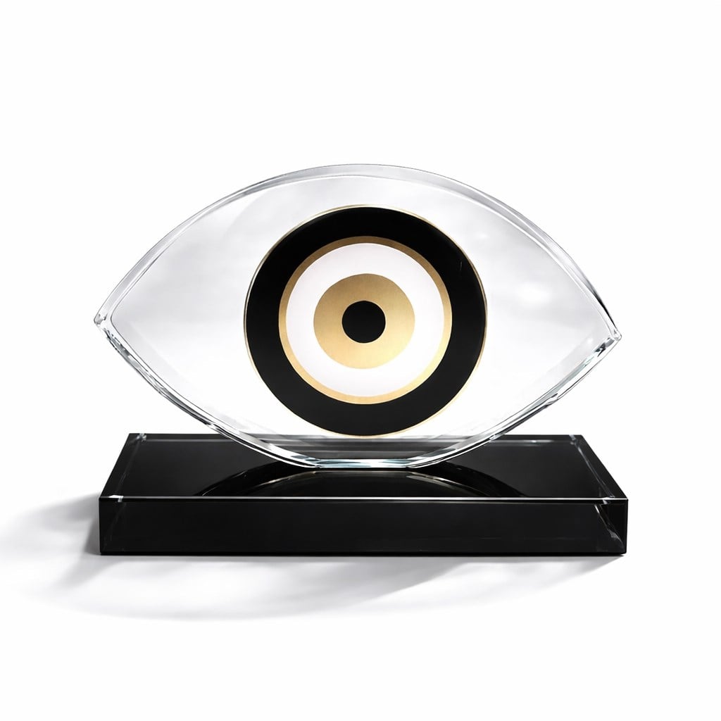 New ArrivalHirefEvil Eye in Black crystal