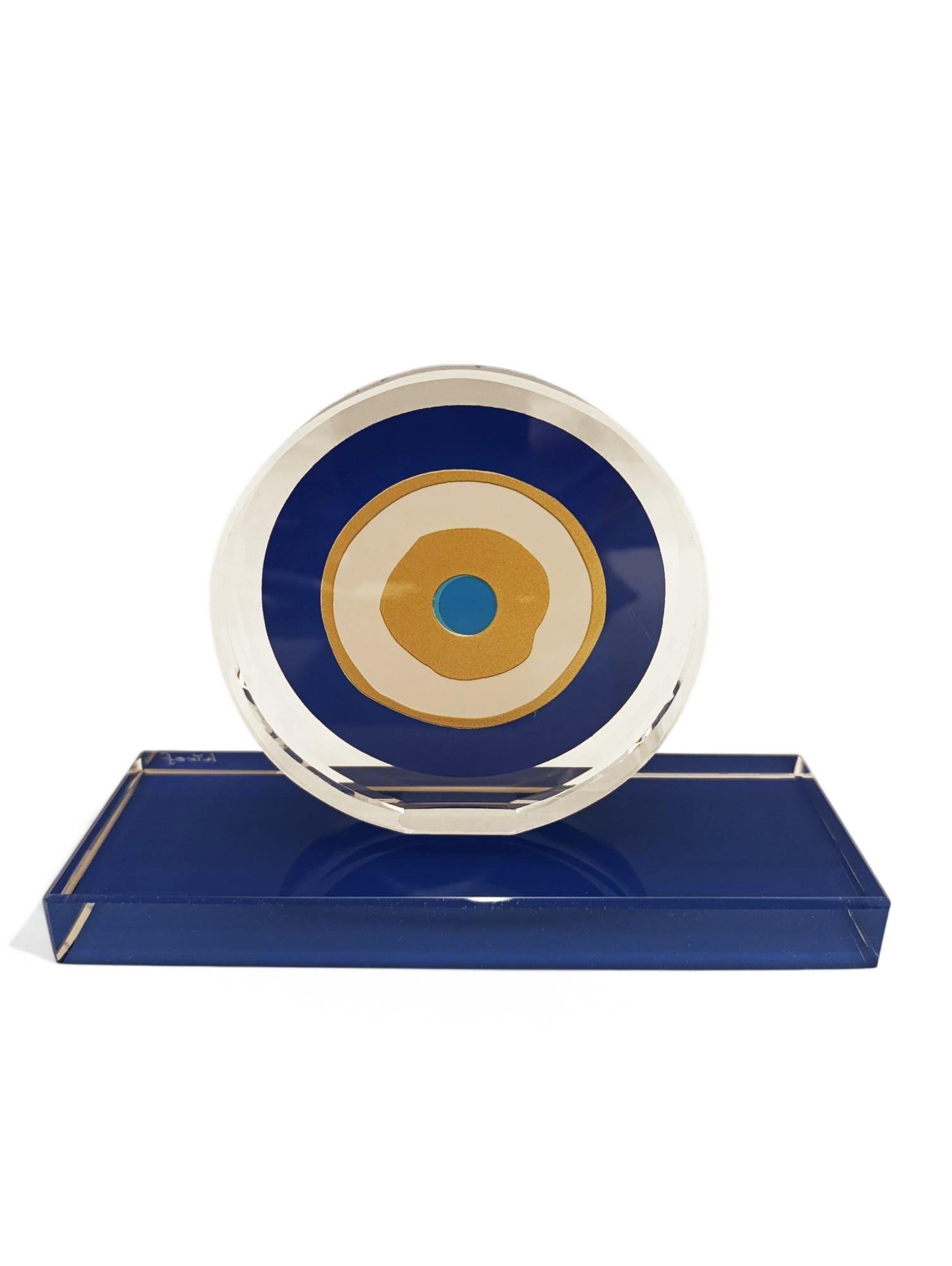 New ArrivalHirefCrystal Evil Eye Blue