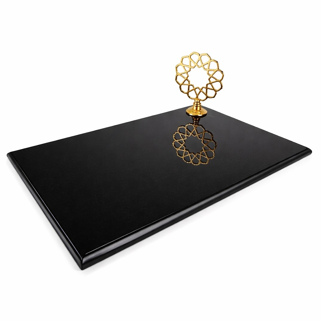 New ArrivalHiref Seljuk Cheese Plate Black