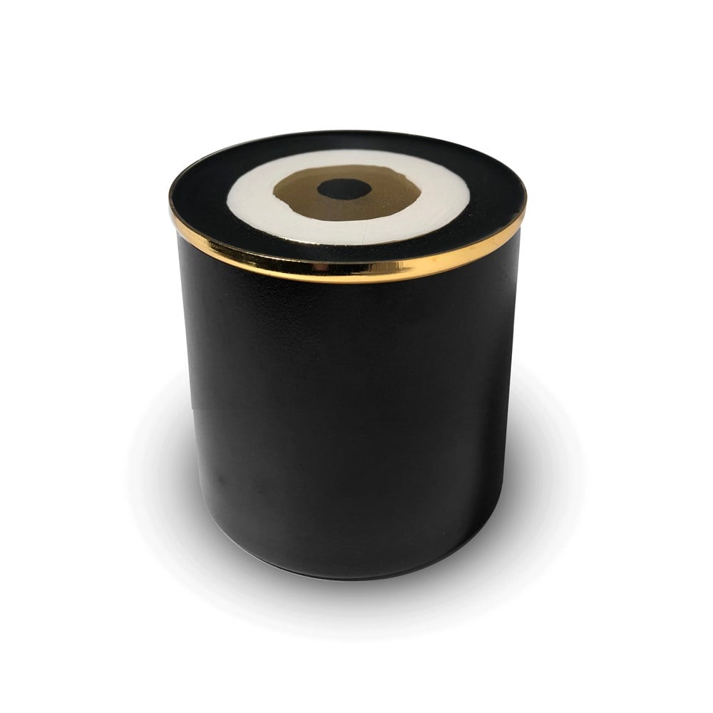 SpiritualsHirefNazar Kapaklı Mum Siyah NZR011