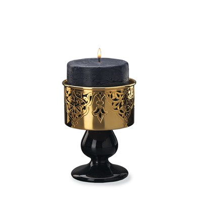 Marble Candlestick Gold862-S