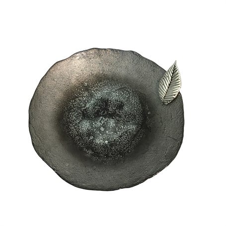 Moon Kase Siyah Gümüş Yapraklı 827-L