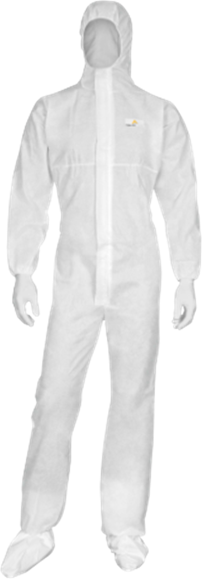 Delta Plus DT215 Tek Kullanımlık Beyaz Kapüşonlu Tulum