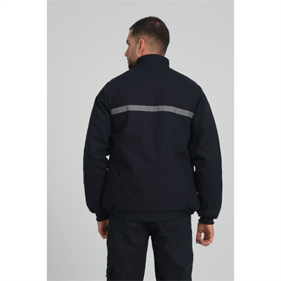 Kışlık Reflektörlü Gabardin İş Montu