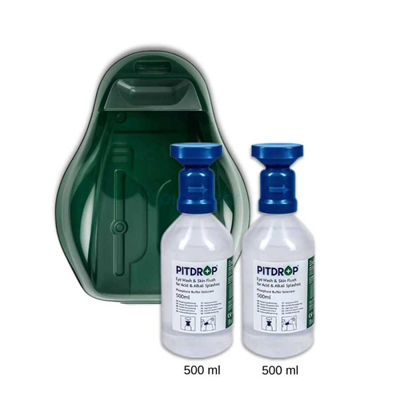 PitDrop® pH Duvar İstasyonu | Kimyasal Müdahale Göz ve Cilt Yıkama Ünitesi