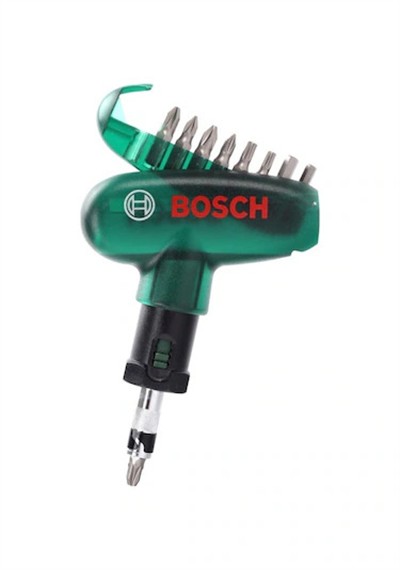 Bosch 10 Parça Cırcırlı El Tornavidası