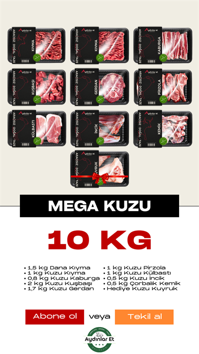 Mega Kuzu Paket - 10 kg