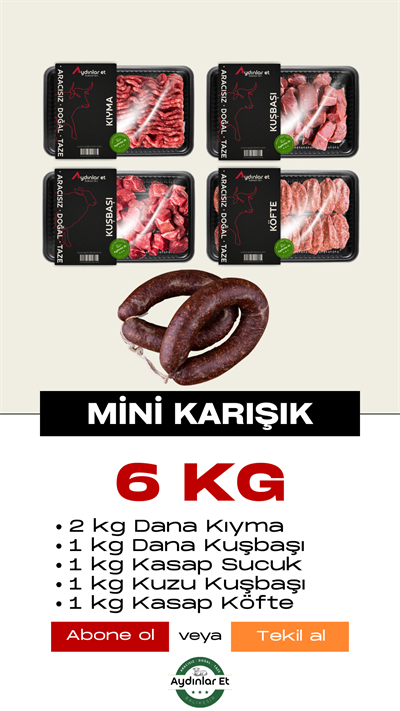 Mini Karışık Paket - 6 kg