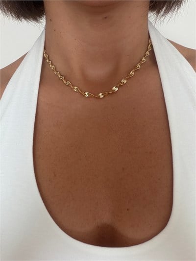 14K gold renk altın kaplama geniş büyük singapur zincir
