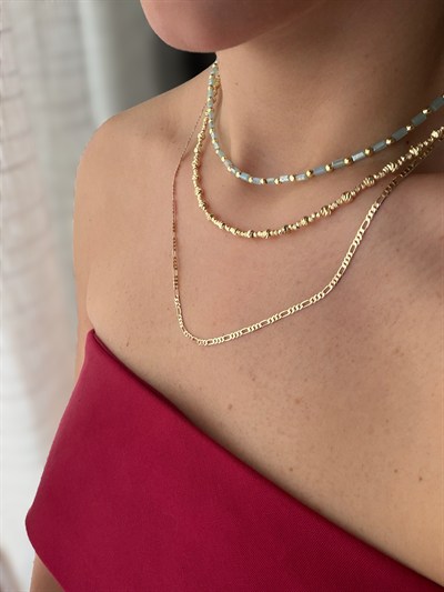 14K gold renk,3'lü ayrı ayrı kullanıma uygun dorikaidoğaltaş ve klasik detaylı kombin