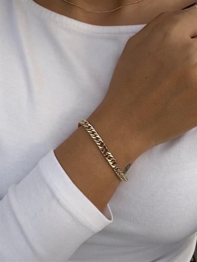 Light gold renk klasik zamansız bileklik