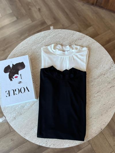 0 Kollu Penye İçlik Siyah