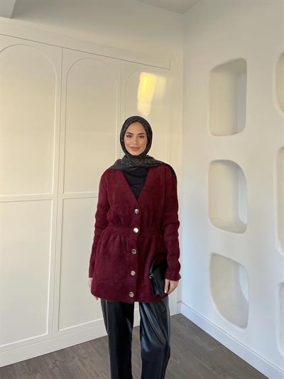 Angora Hırka - Bordo