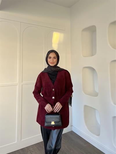 Angora Hırka - Bordo