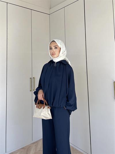 Ayşan Oversize Takım - Lacivert