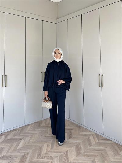 Ayşan Oversize Takım - Lacivert