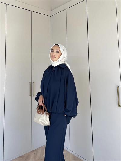 Ayşan Oversize Takım - Lacivert