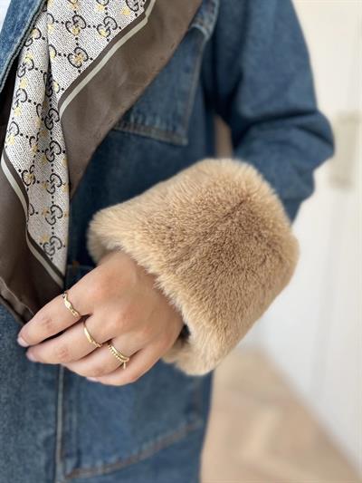 Barli Peluş Kot Ceket