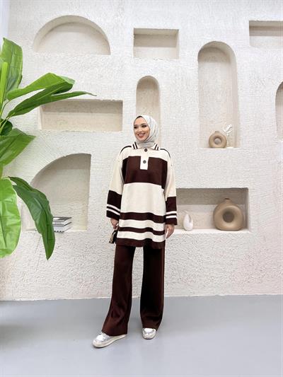 Biens Triko Takım Acı Kahve