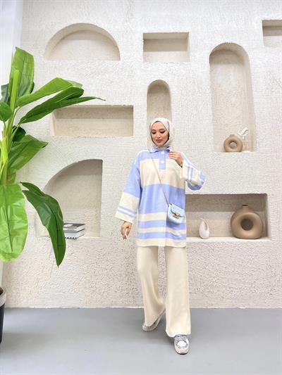 Biens Triko Takım Bebe Mavisi