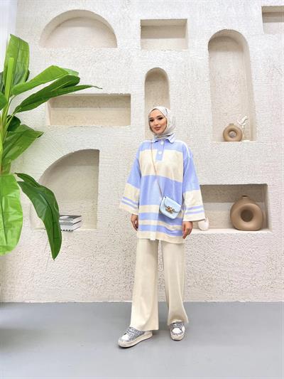 Biens Triko Takım Bebe Mavisi