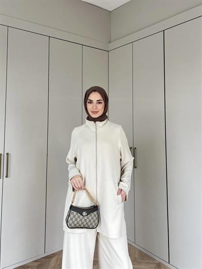 Desli Oysh Takım - Krem