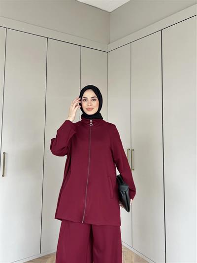 Desli Oysh Takım -Bordo