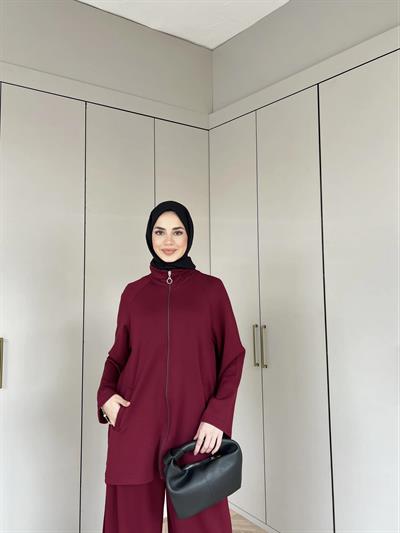 Desli Oysh Takım -Bordo
