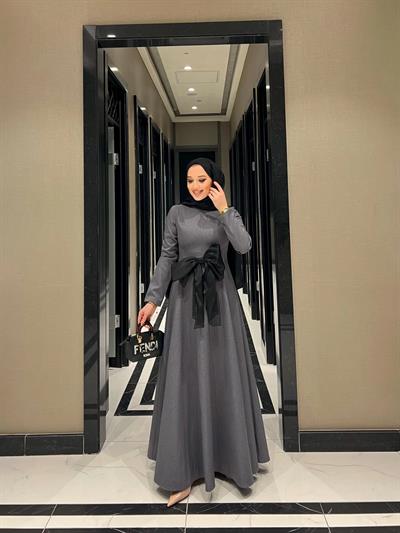 Dessi Elbise - Koyu Gri