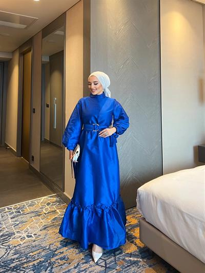 Dessi Tafta Elbise - Mavi