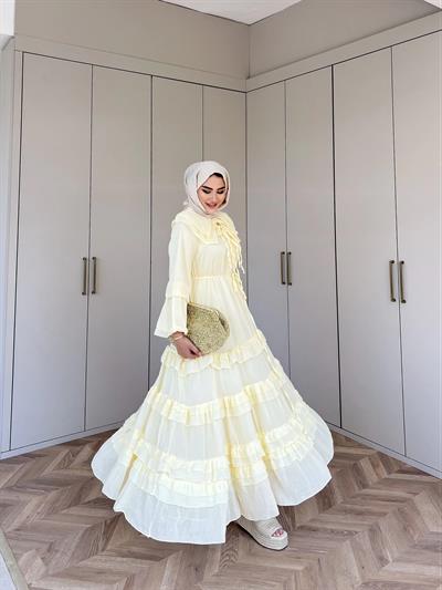 Doğa Elbise - Sarı