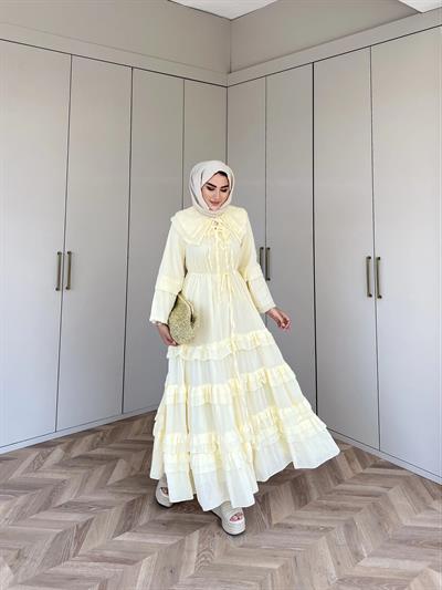 Doğa Elbise - Sarı