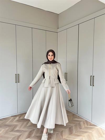 Eflin Etekli Takım - Bej