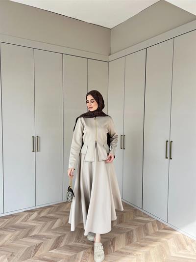 Eflin Etekli Takım - Bej