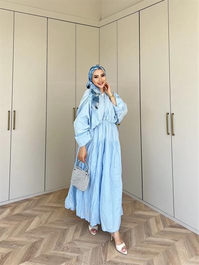 Ema Vual Elbise - Mavi