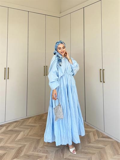 Ema Vual Elbise - Mavi