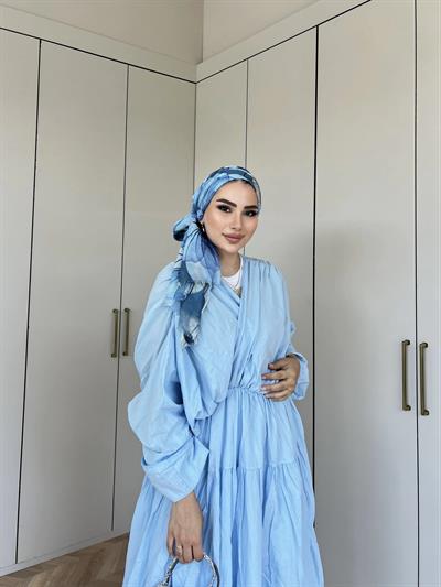 Ema Vual Elbise - Mavi