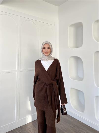 Esio Triko Takım - Kahve