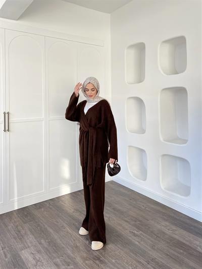 Esio Triko Takım - Kahve