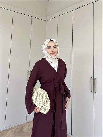 Ferah Kimona Takım - Bordo