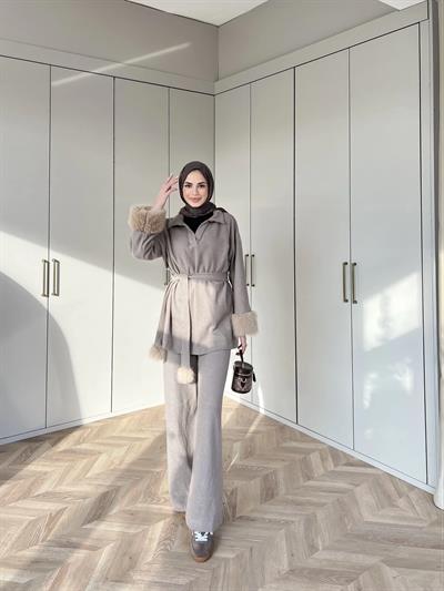 Hale Kemeri Panpon Takım - Bej