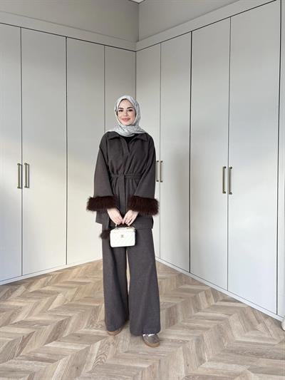 Hale Kemeri Panpon Takım - Kahve