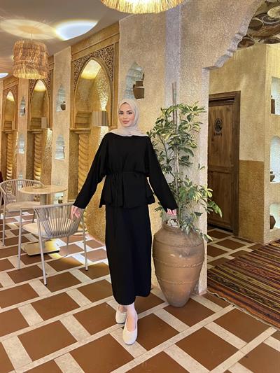 Hırkalı Elbise - Siyah (ÖN SİPARİŞ)