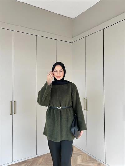 Kıraçlı Kazak - Yeşil (ÖN SİPARİŞ)