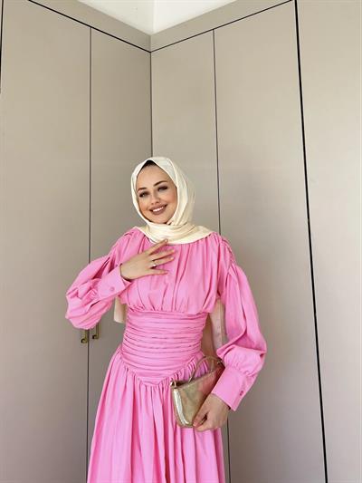 Lesa Elbise - Pembe