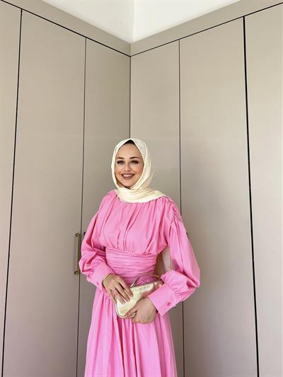 Lesa Elbise - Pembe